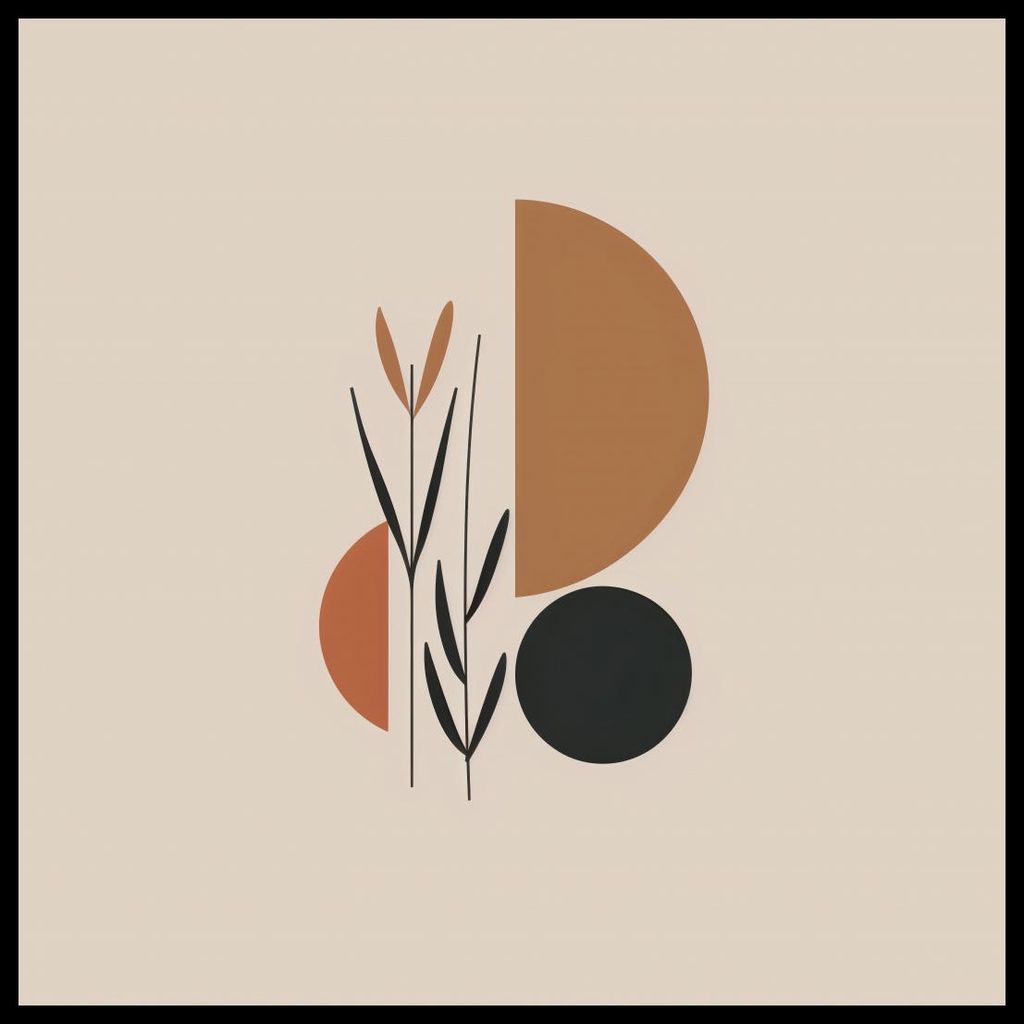 Plakat 80x80cm Harmonische Bindung