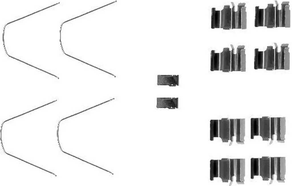 Stop bruits de frein MAZDA MX-5 II - Jeu accessoires plaquettes HELLA