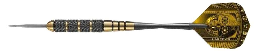 Harrows - Darts, Stahlspitze, Woodoo PP4159 (25 g) (Schwarz/Golden)