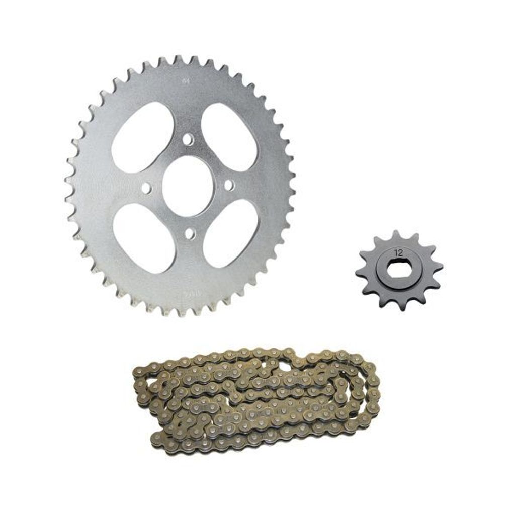 Kettensatz 3-teilig silber 12/44 Zähne für Hercules Prima 2 3 4 5 5 M 4 5 HR2 P 1 3 MX1 Optima