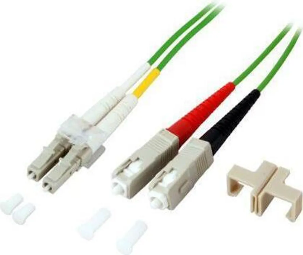 Microconnect FIB561005 Cavo Patch Fibra OM5 LC-SC 5m LSZH Verde