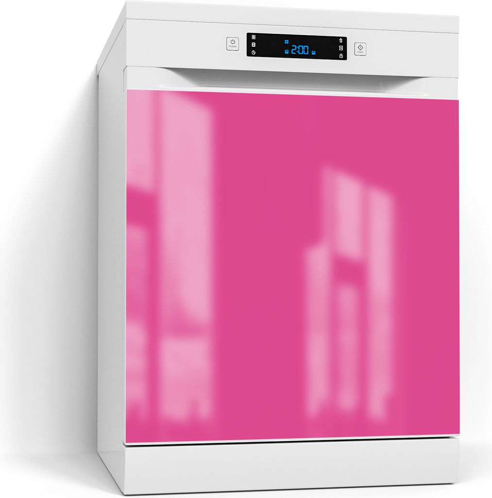 DEQORI Magnetmatte Spülmaschine Standard 60x60 cm 'Rosa' Magnetfolie Deko-Folie