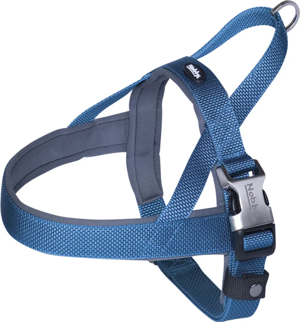 Harnais nylon et néoprène Classic Preno Royal - Doublure anti-traction