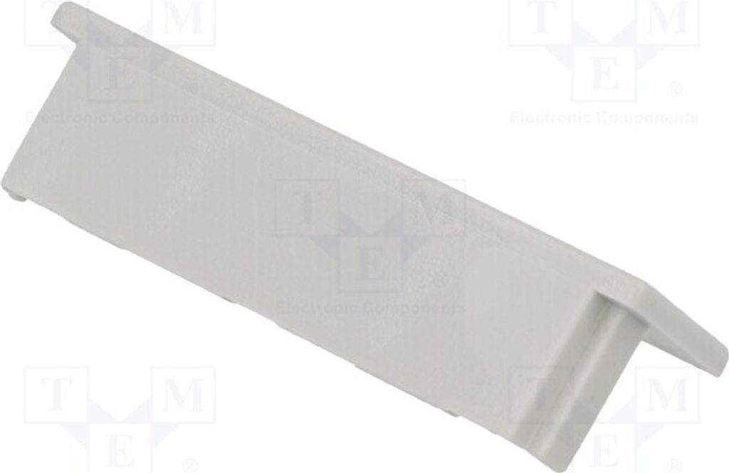 1x Buchsenabdeckung für Gehäuse grau 1597DINCOV2GY Zubehör für Gehäuse auf DIN-Sc