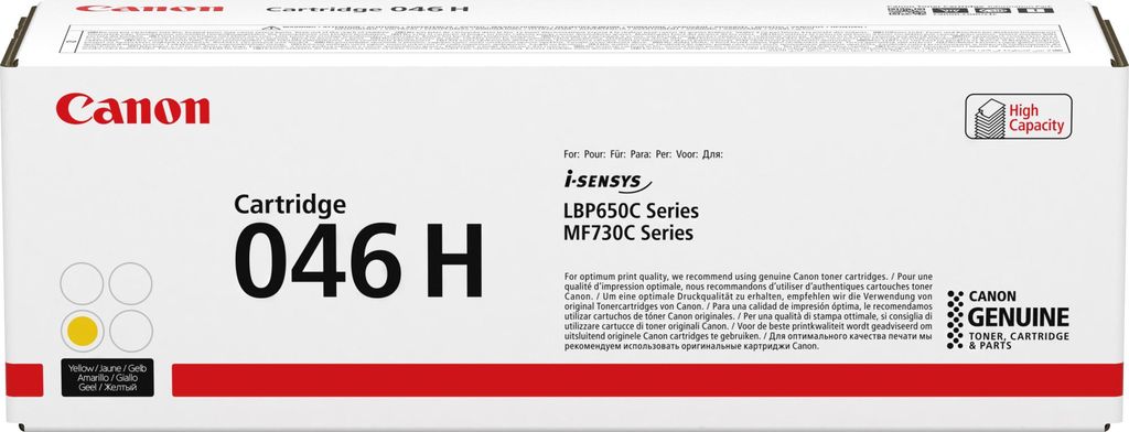 Canon 046 H - Mit hoher Kapazität - Gelb - Original
