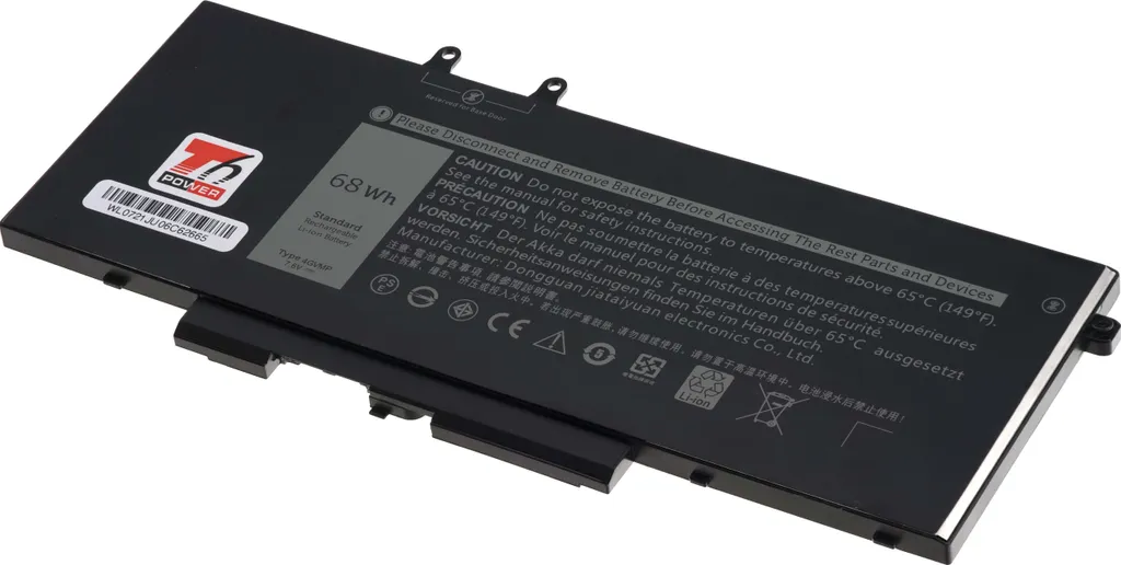 Batteria 9JRYT per Dell Latitude 5400 5500 - 68Wh High Capacity