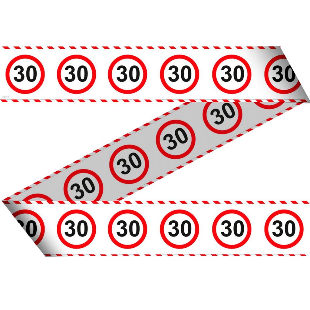 Absperrband zum 30. Geburtstag Produktbild 