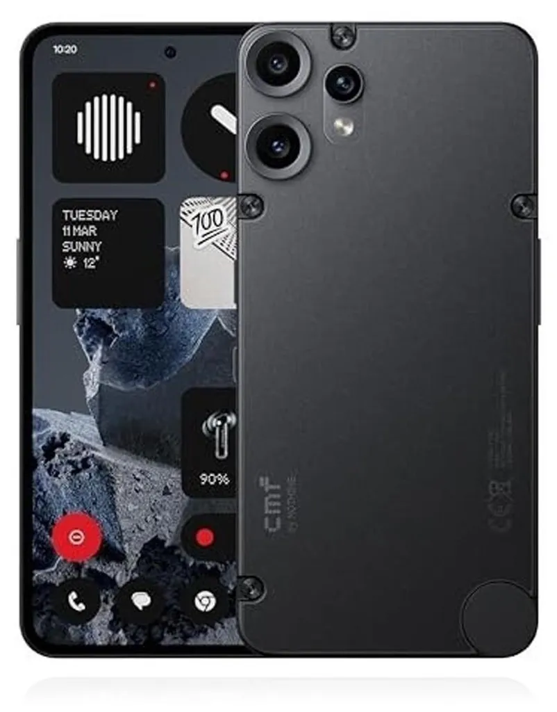 Smartphone Rien CMF Phone 2 Pro 128GB Noir Idéal pour Photos et Réseaux