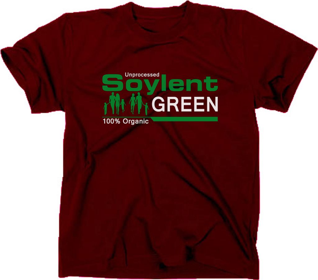Styletex23 T-Shirt Soylent Green, Jahr 2022 die überleben wollen, maroon, XXL