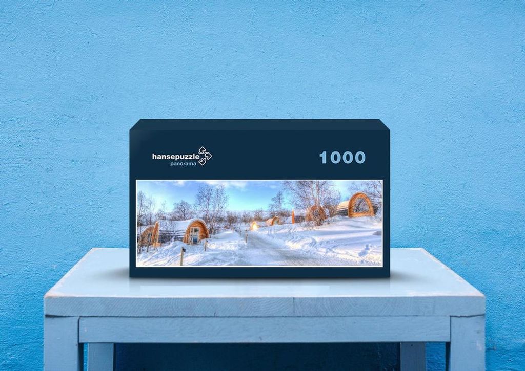 hansepuzzle 30138 - Norwegen Puzzle, 1050 Teile, Reisen, 60,0 x 46,0cm mit hochwertiger Aufbewahrung, Kartonbox und wiederverschließbarem Beutel
