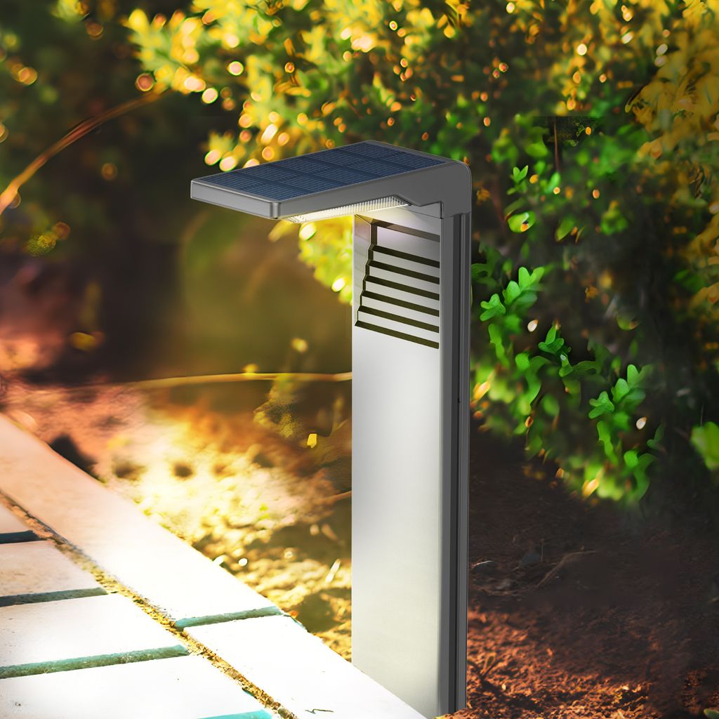 4 Stück LED Solarlampen für Außen Solarleuchten mit 2 Modi Produktbild 9