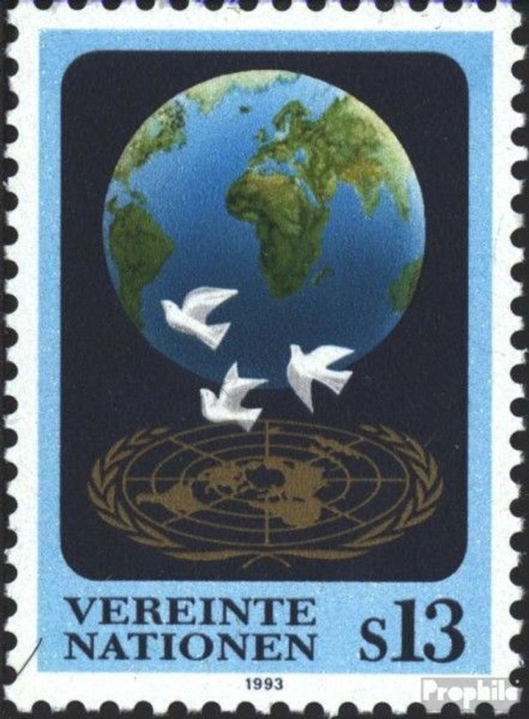Briefmarken UNO - Wien 1993 Mi 149 (kompl.Ausg.) gestempelt Freimarke