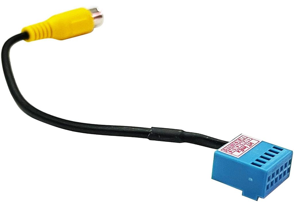Rückfahrkamera Adapter Cinch Quadlock Video kompatibel mit VW MIB MQB RCD330