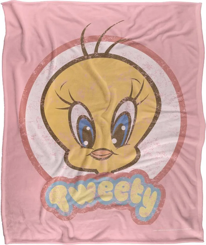 Looney Tunes Couverture Portrait TV18711 - Plaid Douillet Coloré 120x150cm
