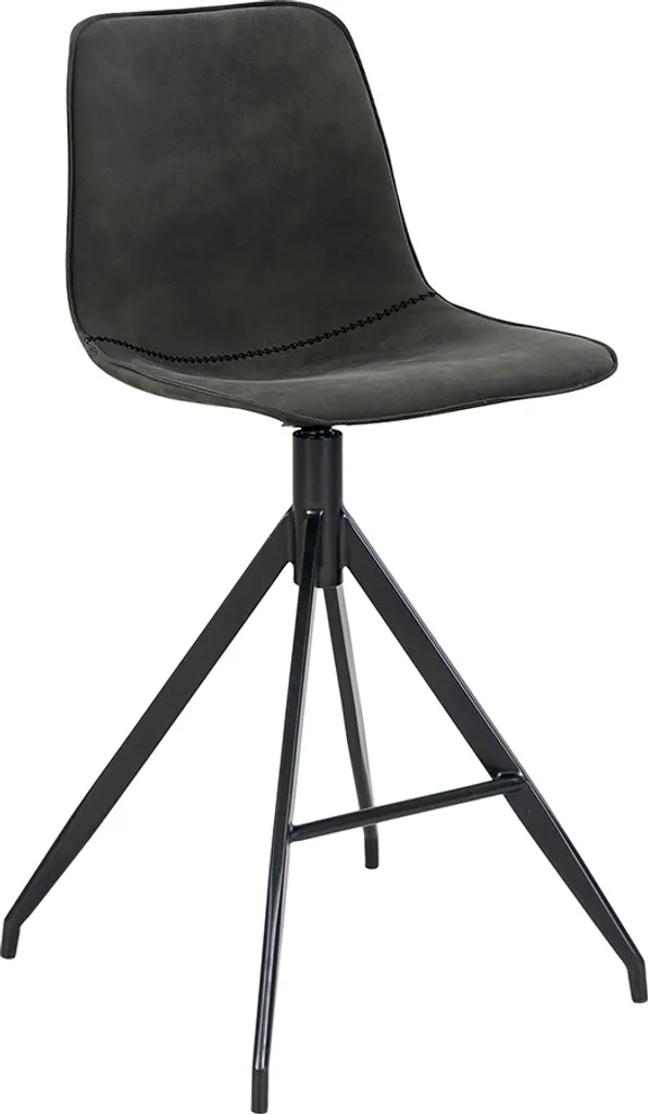Barhocker Ruben Gris House Collection - Assise rembourrée et stable