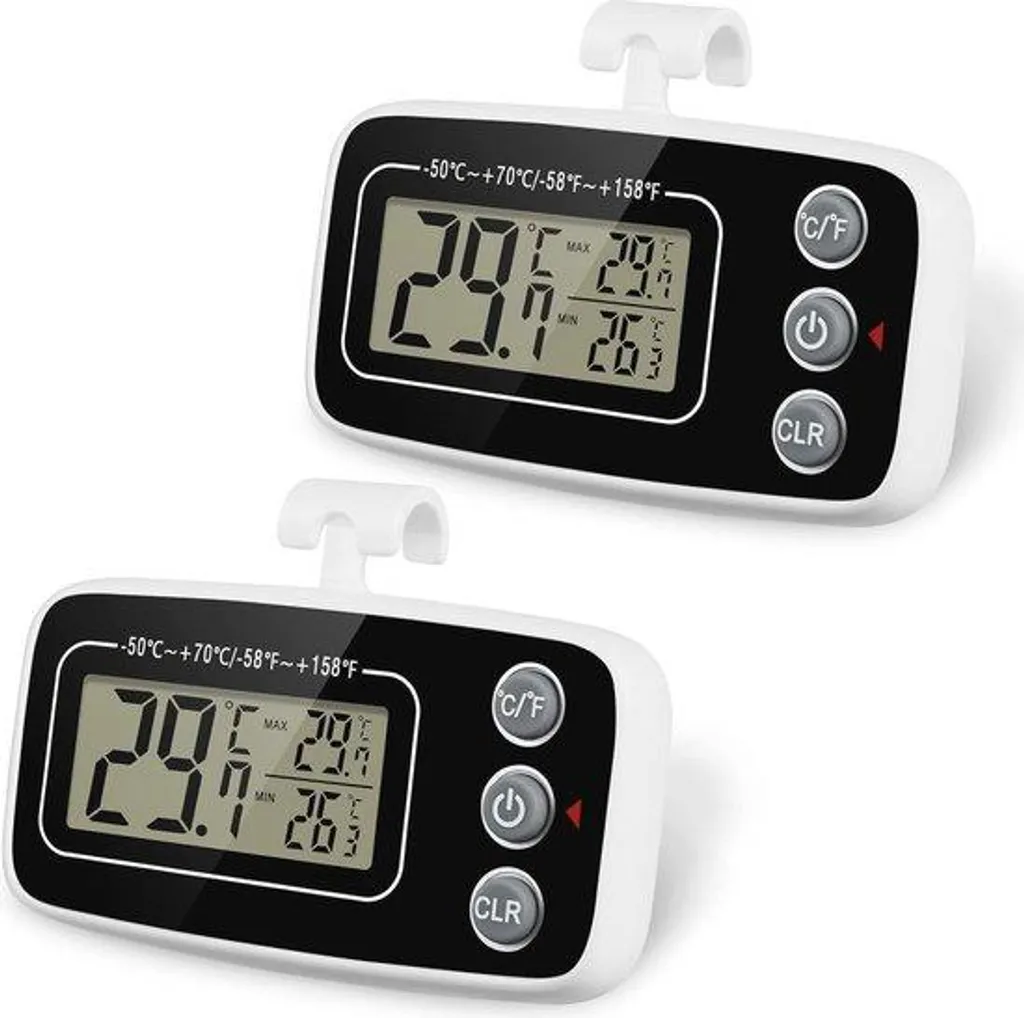 Thermomètre de réfrigération étanche pour conservation aliments LCD