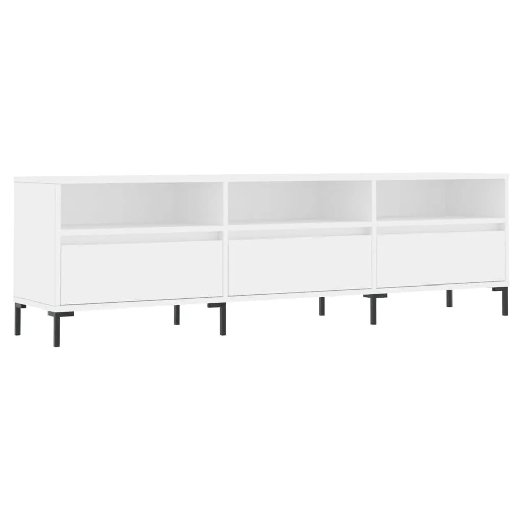 Mobile TV bianco 150x30x44,5 cm Materiale in legno