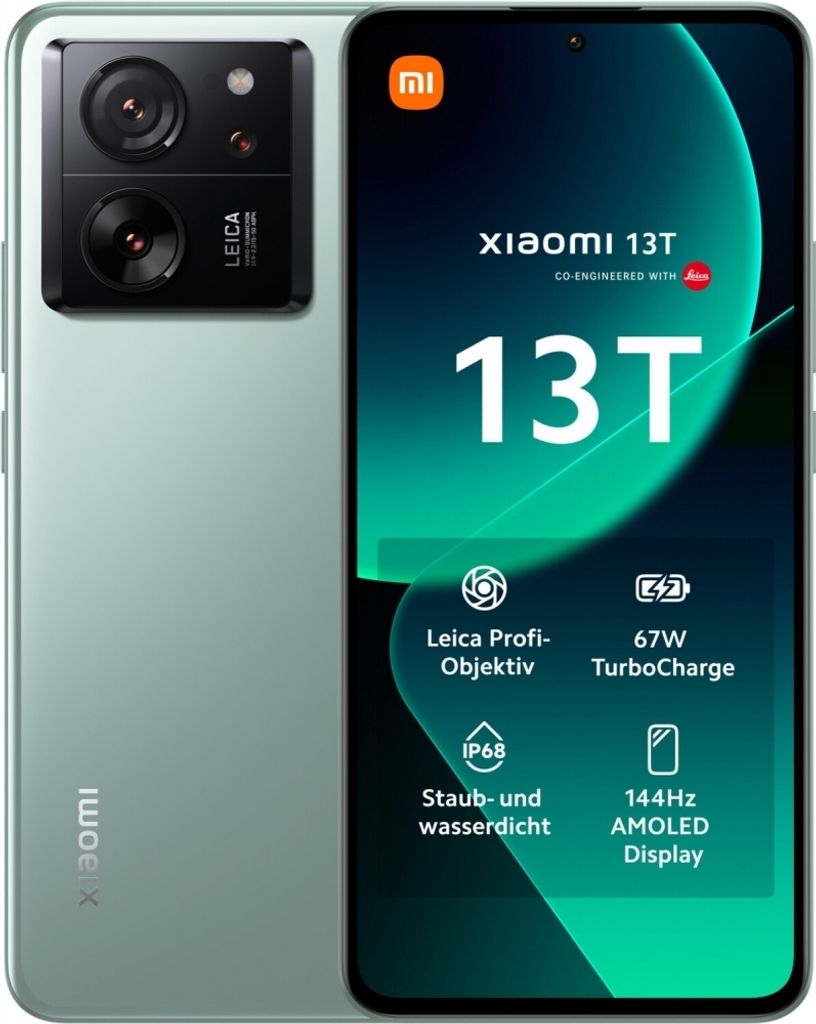 Xiaomi 13T 16,9 cm (6,67") Dual-SIM Android 13 5G USB Typ-C Produktbild 