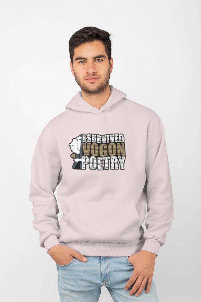 D&B Unisex Hoodie MO00101 Vogon Blassrosa-Größe 2XL