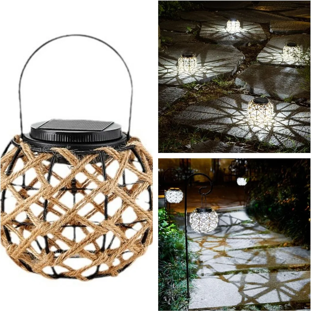Éclairage Solaire pour Allée et Jardin LED Blanche Ambiance Patio