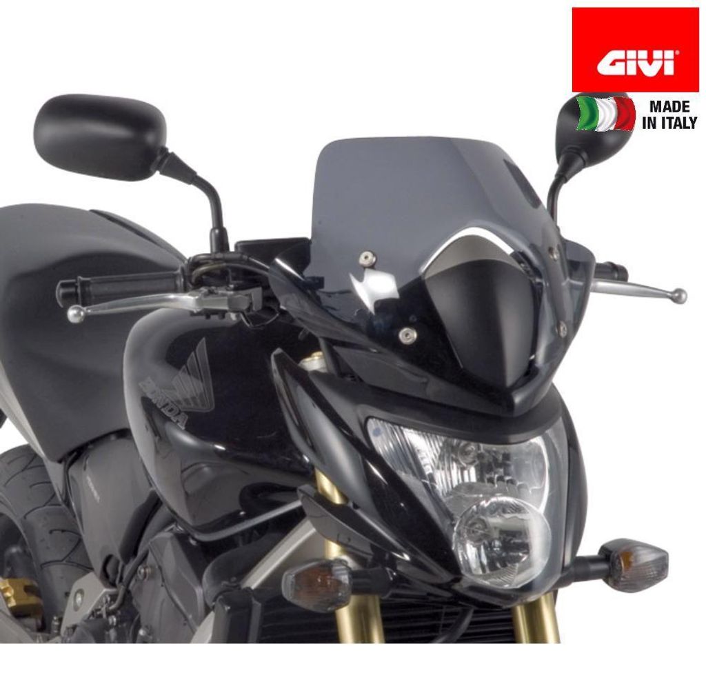 Cupolino fumé GIVI 33,5x40,5cm per HONDA Hornet 600/ABS Immagine del prodotto 