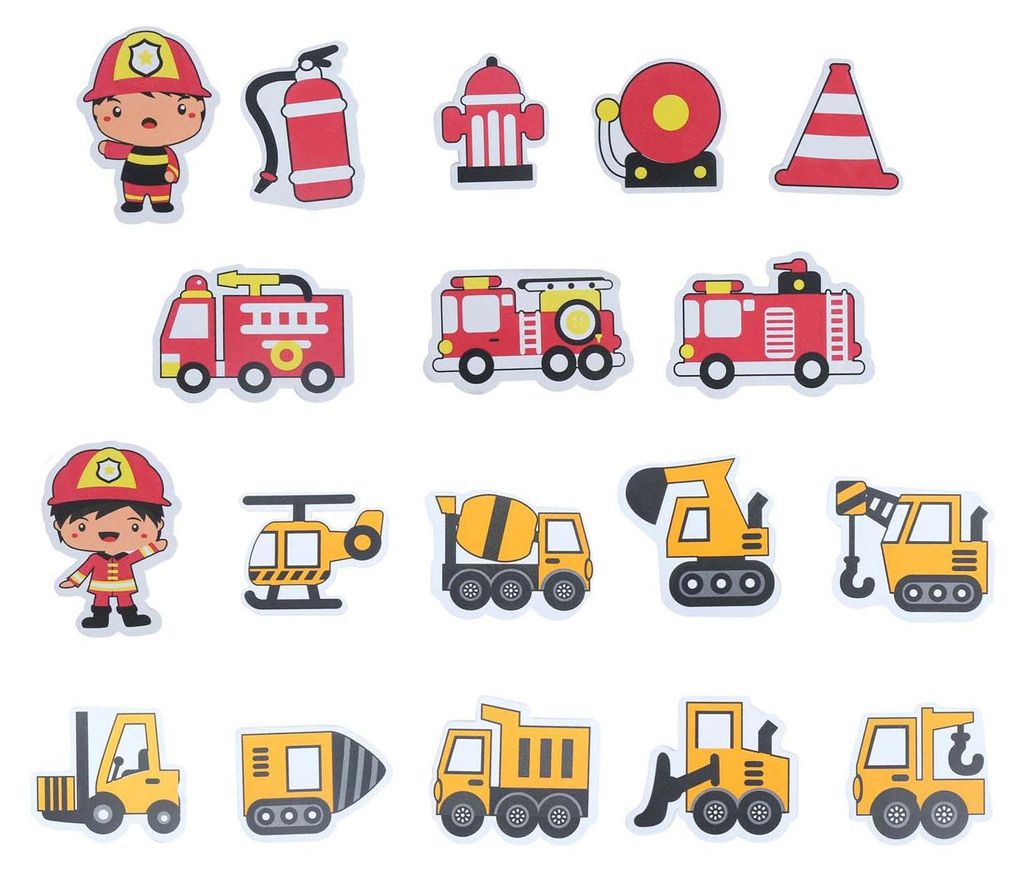 Schaumbadefiguren Feuerwehr Bau Produktbild 