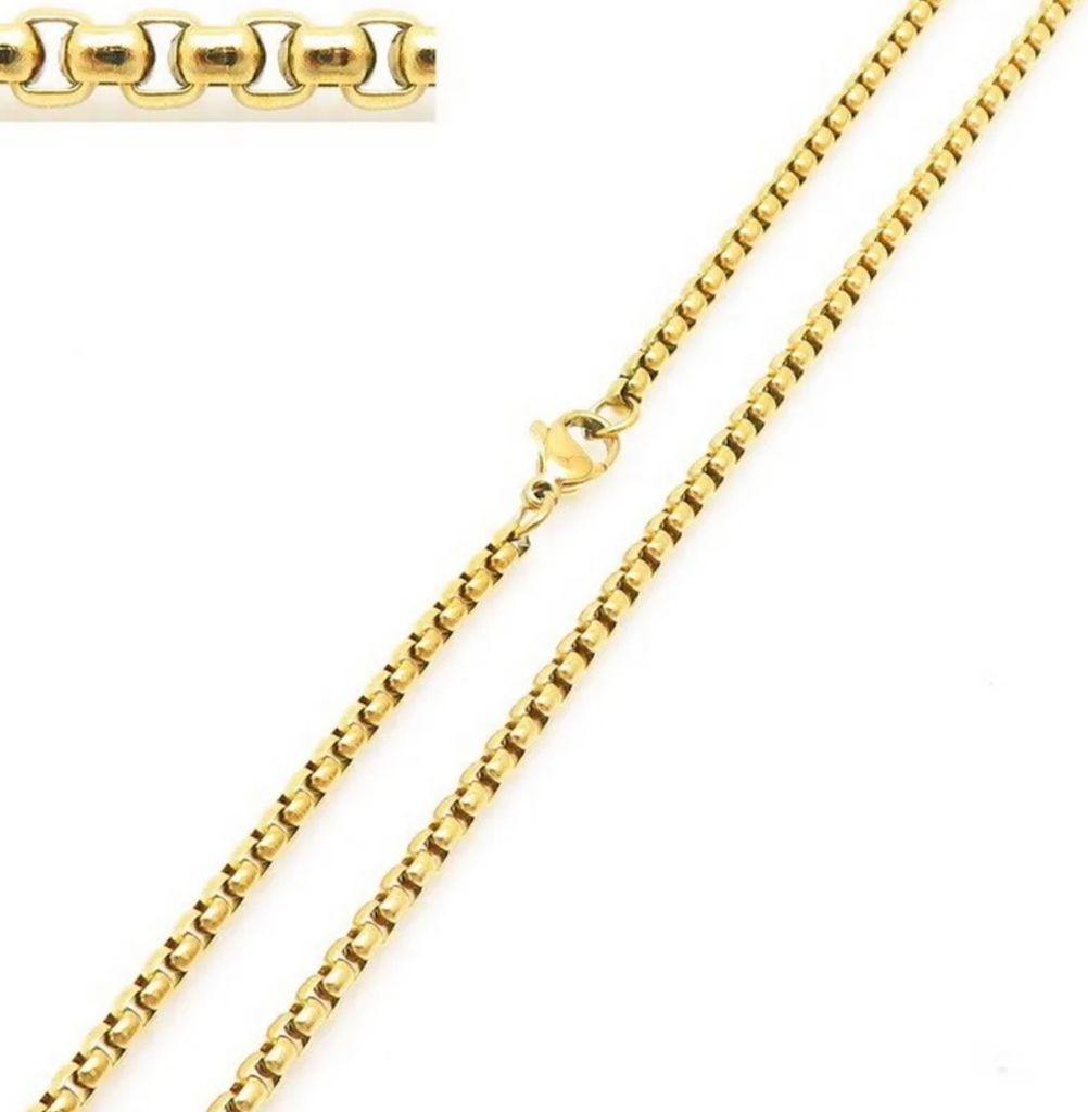 Elegante Goldkette TA-34780 – 80cm, 3mm KP34780 Produktbild 