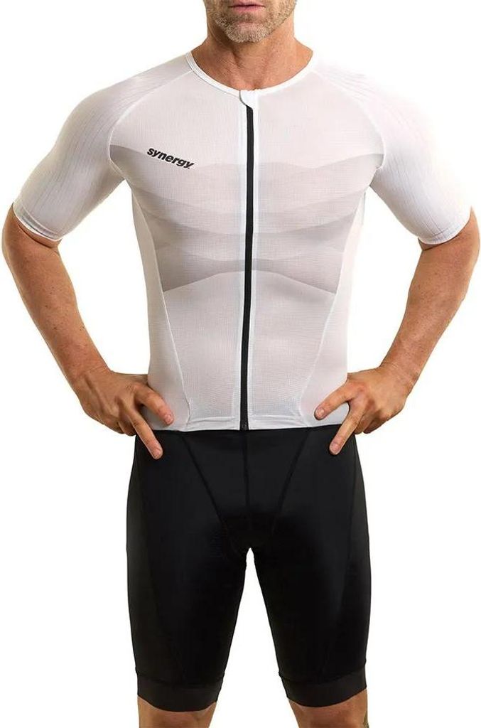 Synergy Pro 2.0 Kurzarm-trisuit Weiß L Herren Weiß L