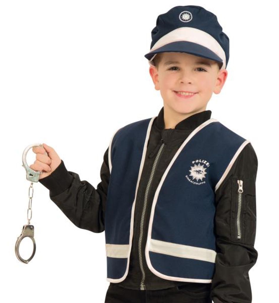 Fri - Kinder Kostüm Polizei Weste Polizist