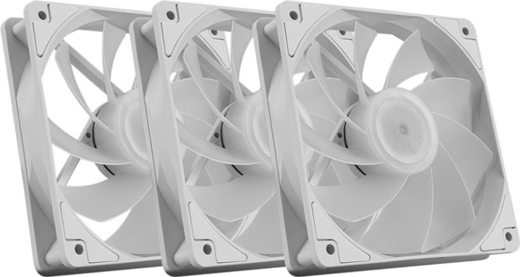 MSI MAG F120 ARGB WHITE x3, Ventilator, 12 cm, 1300 RPM, Produktbild 