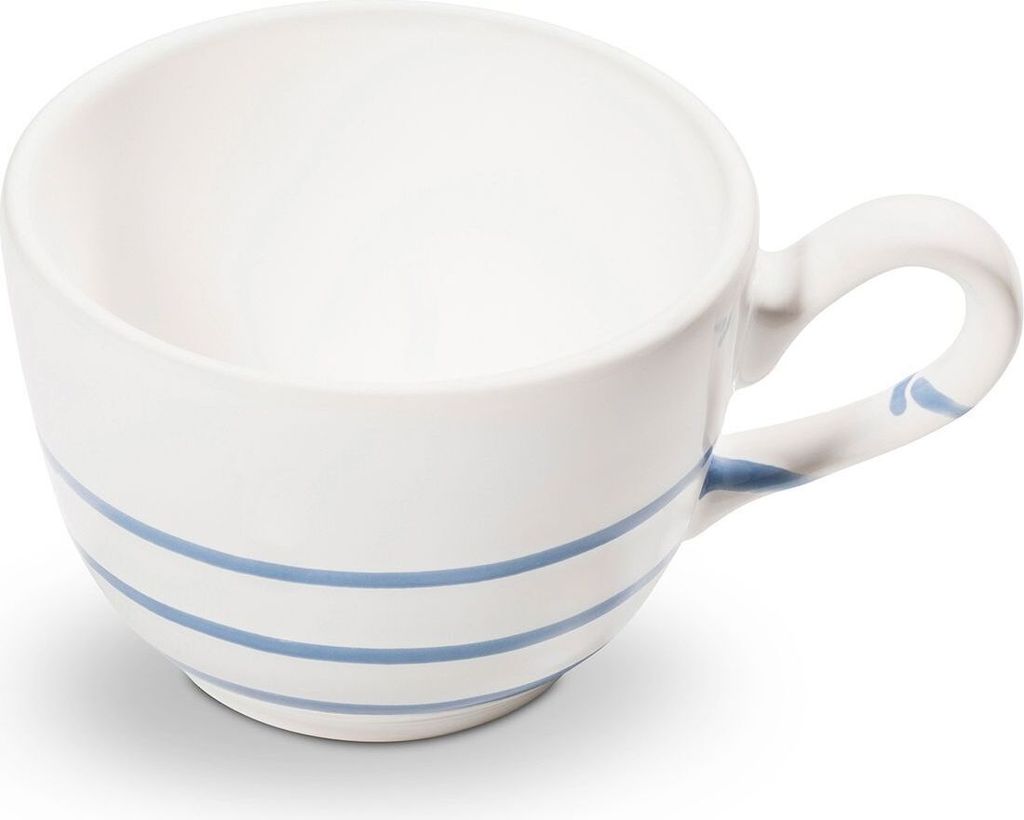 Gmundner Keramik Pur Geflammt Blau Kaffeetasse Cup 0,19 Liter