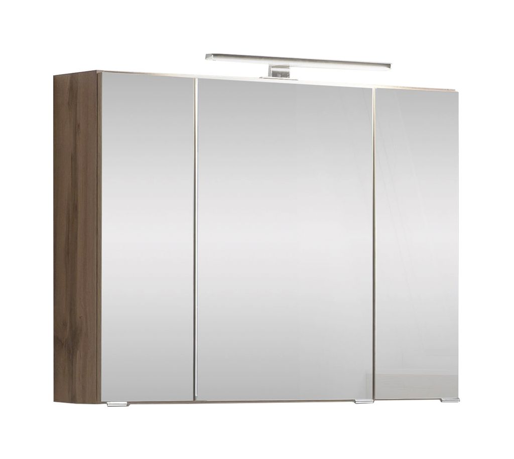 Held Möbel Szafka z lustrem Baabe 80 cm dąb wota Zdjęcie produktu 