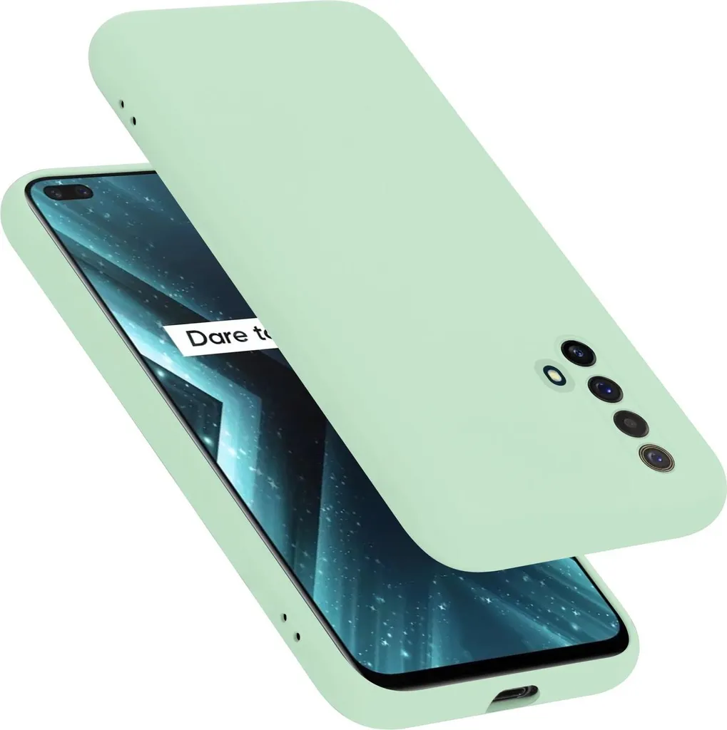 Cadorabo Custodia per Realme X3 / X3 SuperZoom / X50 5G Custodia in silicone per telefoni cellulari Custodia in silicone liquido, antigraffio e antiurto per Realme X3 / X3 SuperZoom / X50 5G