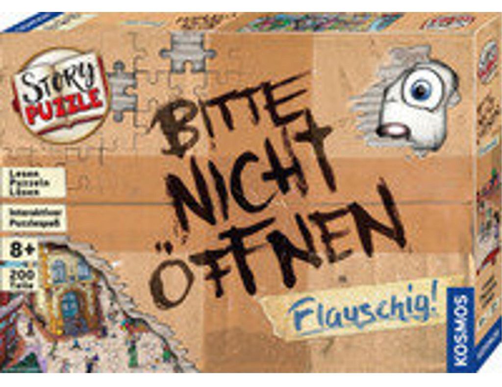 Storypuzzle - Prosím, neotvírejte - Fluffy! Obrázek produktu 