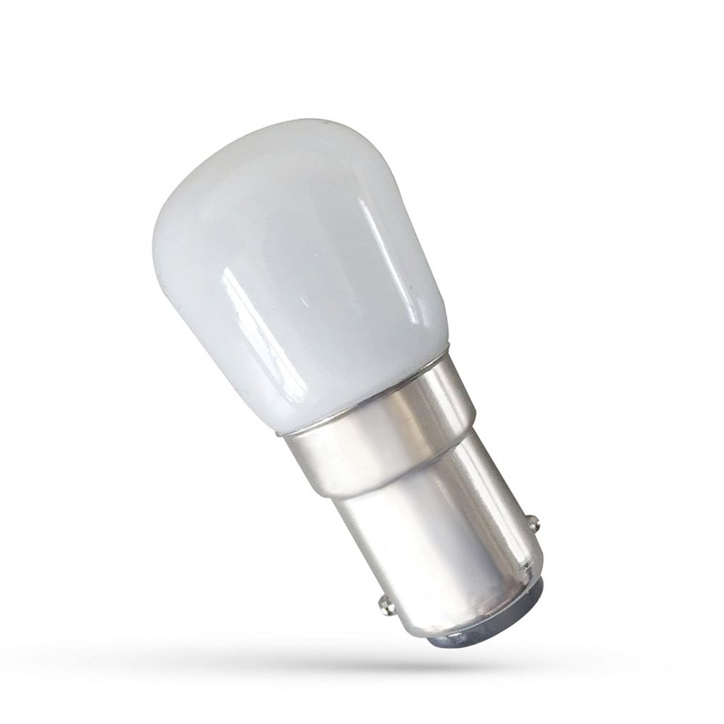 Spectrum LED-Miniaturlampe Ba15d 1,5 W - 230 V - 150 Lumen - 6000 K Kaltweiß - Helles Tageslicht - Energieeffizient
