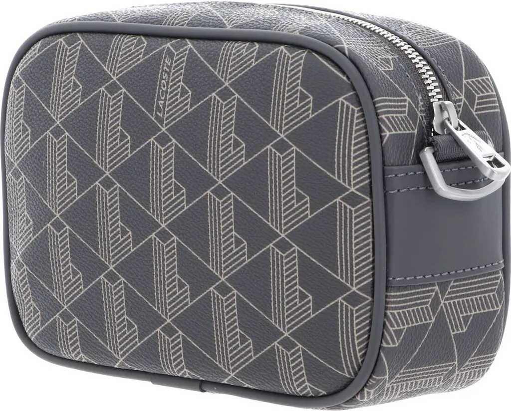 Lacoste Sacoche The Blend Reporter Bag Mono Castlerock String Gris - 4