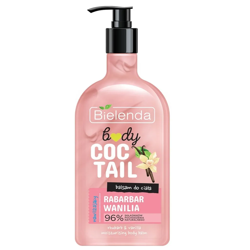 Bielenda Body Coctail Baume Corps Hydratant Rhubarbe Vanille Vegan 400ml