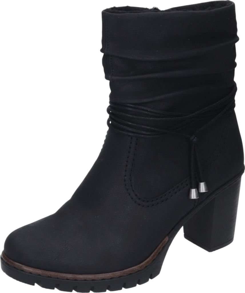 Damen Stiefelette schwarz von RIEKER von Größe 36 bis 41