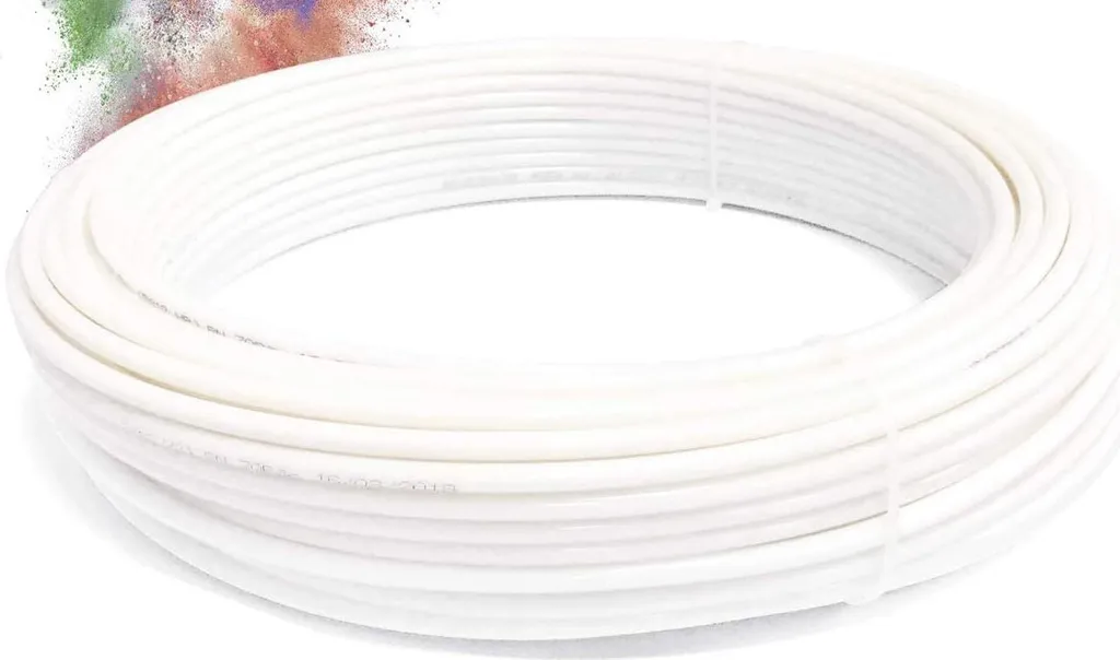 Tuyau de Brumisation pour Terrasse 100m Polyamide 1/4" 140 Bars Blanc