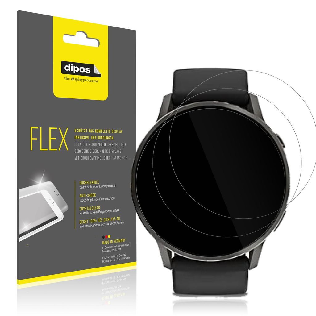 2x Schutzfolie für Garmin Venu 4 41mm Folie, 100% Produktbild 