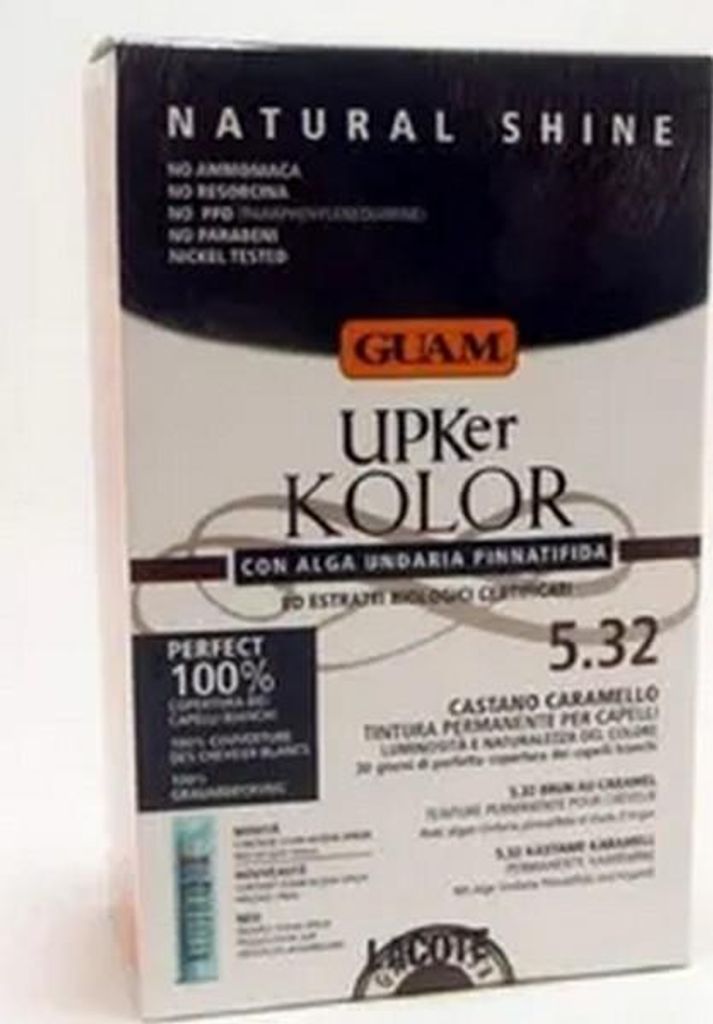 GUAM Haarfarbe Kastanie Karamell 215 ml