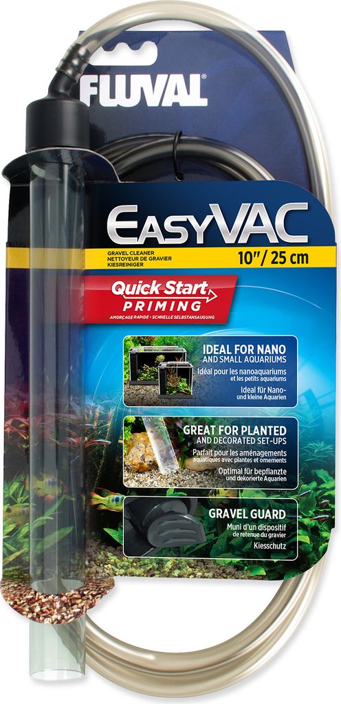 Fluval Aquarienkies-Reiniger Easy Vac, Rohrlänge: 25,5 cm