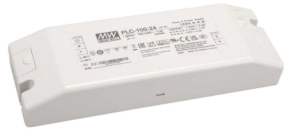 MEANWELL PLC-100-24, Installationsnetzteil, 96W 24V 4A Produktbild 