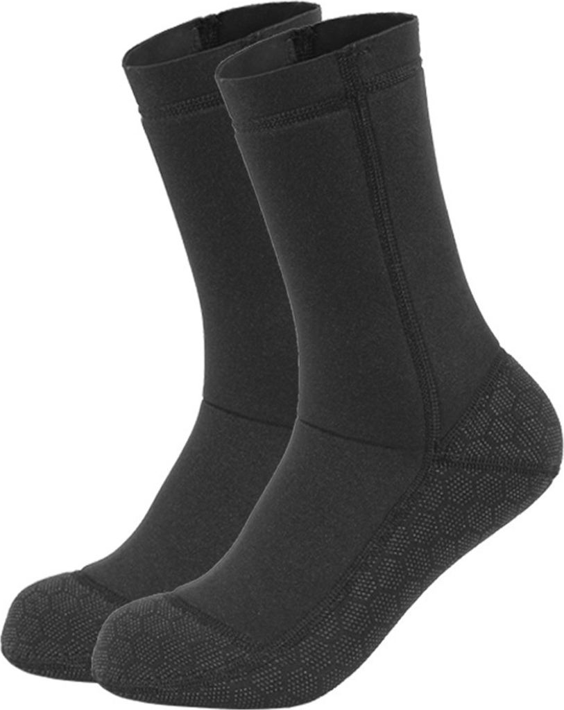 XUKER Wassersocken – 3 Mm Neoprensocken Mit Klebstoff-Blindstich Für Strand, Tauchen & Wassersport