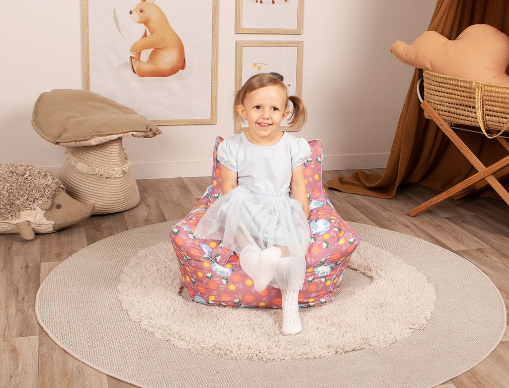 Kindersitzsack - "Einhorn pink" Produktbild 6