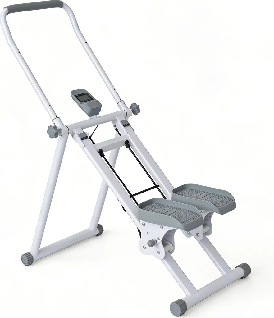 Vertical Climber QK7906 à Guidon Réglable - Stepper Charge Lourde 150 kg