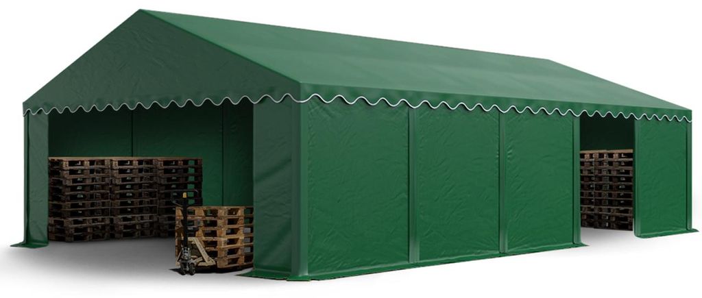 TOOLPORT Lagerzelt 5x10 m Zelthalle Unterstand Weidezelt Produktbild 