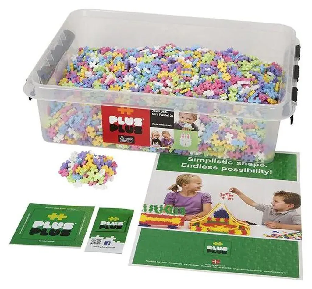 Plus-Plus Pastel 3600 : Fini l'ennui avec ce jeu de construction XXL
