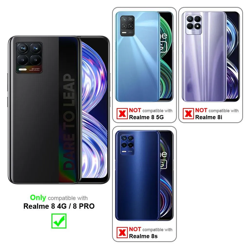 CUSTOMIZZA - Custodia cover nera morbida in tpu compatibile per Realme 8-8 PRO effetto marmo marble nero black venature dorato pietra