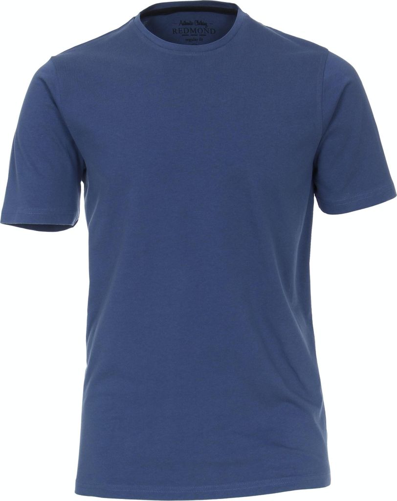 REDMOND Casual Herren T-Shirt Rundhals Regular-Fit Jersey Produktbild 